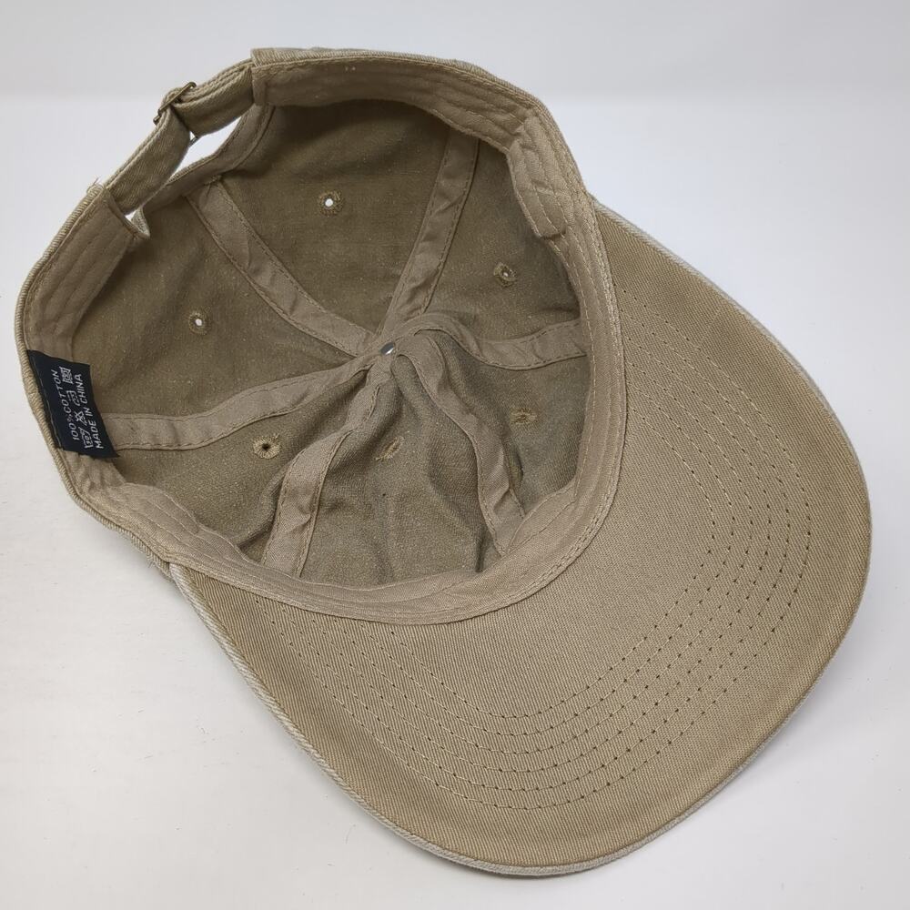 Unbranded Slideback Hat Solid Beige One Size Adju… - image 7